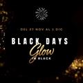 15% descuento GLOW BLACK DAYS