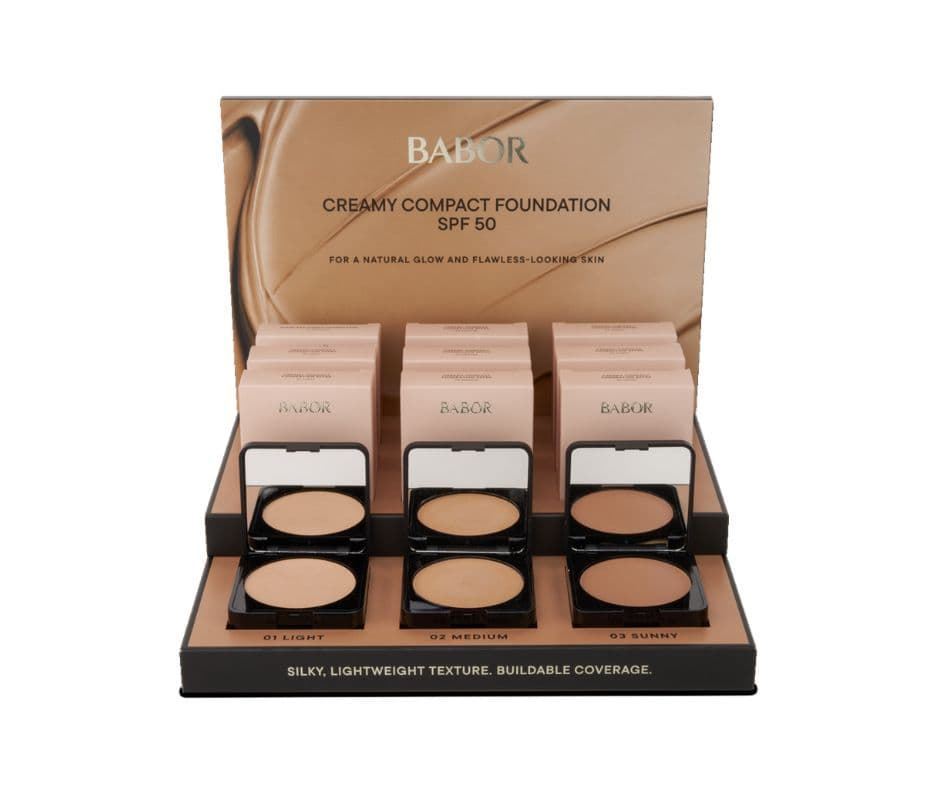 BABOR CREAMY COMPACT FOUNDATION SPF50  03 sunny - Imagen 2