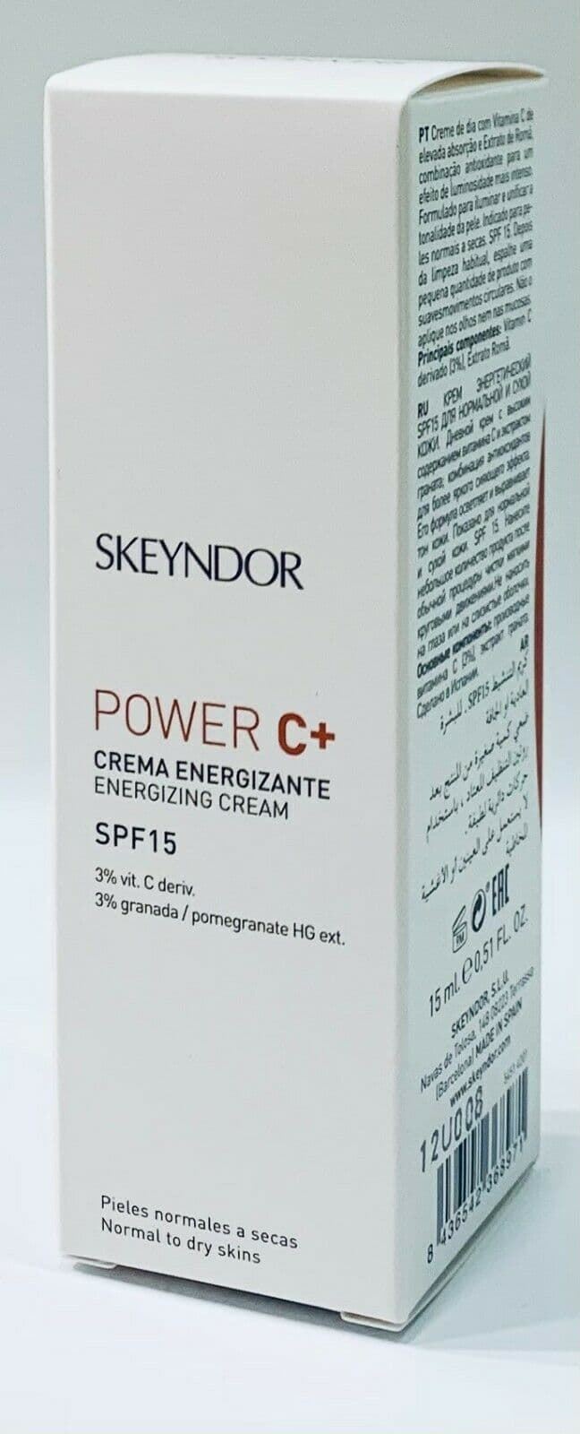 SKEYNDOR MINITALLA CREMA ENERGIZANTE P.NORMALES A SECAS - Imagen 2